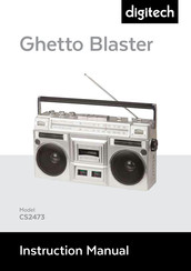 DigiTech Ghetto Blaster CS2473 Instruction Manual