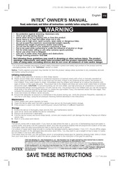 Intex 57576NP Owner's Manual