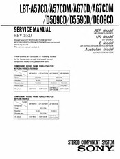 Sony LBT-D509CD Service Manual