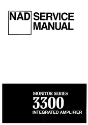 NAD 3300 Service Manual