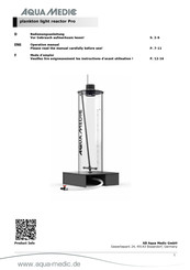 Aqua Medic plankton light reactor Pro Operation Manual