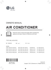 LG DUAL COOL INV 240 Owner's Manual