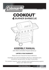 Coleman COOKOUT G43290 Assembly Manual
