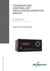 DK System EKOSTER 3 Operation Manual