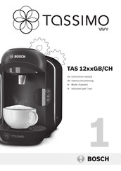Bosch TASSIMO VIVY TAS 12 GB Series Instruction Manual