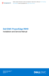 Dell EMC PowerEdge R640 WNW58 Installation And Service Manual