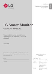 LG 32SQ700S Owner's Manual
