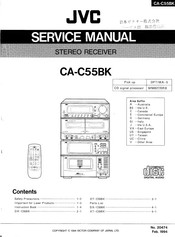 JVC CA-C55BK Service Manual