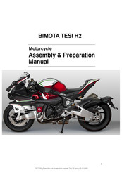 bimota TESI H2 2022 Assembly & Preparation Manual