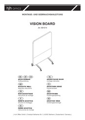 HJH office VISION BOARD 891014 Assembly Instructions Manual