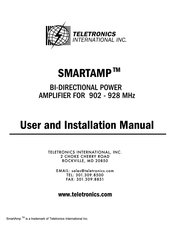 Teletronics International SMARTAMP 17-101HP User And Installation Manual