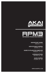 Akai RPM3 Quick Start Manual