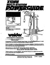 Weider POWERGUIDE X10MW Owner's Manual