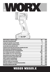 Worx WX025 Original Instructions Manual