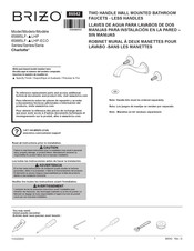 Brizo Charlotte 65885LF-LHP Series Manual