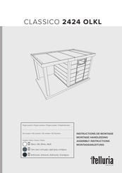 telluria CLASSICO 2424 OLKL Assembly Instructions Manual