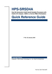 Avalue Technology HPS-SRSD4A Quick Reference Manual