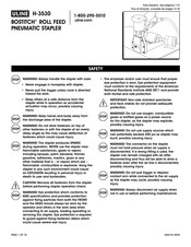 U-Line BOSTITCH H-3530 Manual