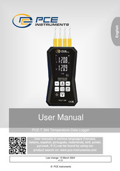 PCE Instruments PCE-T 394 User Manual