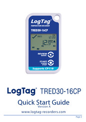 LogTag TRED30-16CP Quick Start Manual