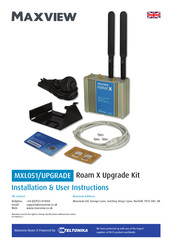 Teltonika MAXVIEW MXL051/UPGRADE Installation & User's Instructions