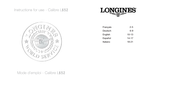 Longines L652 Instructions For Use Manual