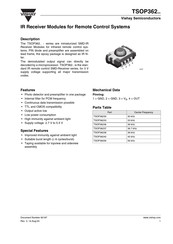 Vishay TSOP36230 Manual