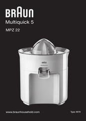 Braun Multiquick 5 MPZ 22 Manual