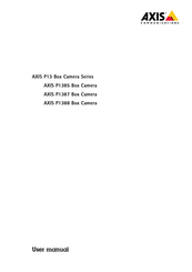 Axis P1385 User Manual