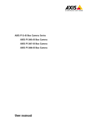 Axis P1385-B User Manual