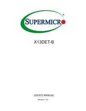 Supermicro X13DET-B User Manual
