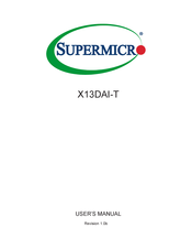 Supermicro X13DAI-T User Manual