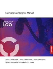 Lenovo LOQ 15AHP G9 GAMING Hardware Maintenance Manual