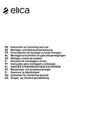 ELICA HILIGHT-X Instruction On Mounting And Use Manual