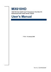 Avalue Technology MX610HD User Manual