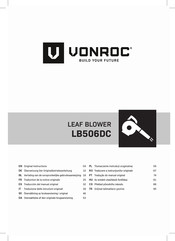 VONROC LB506DC Original Instructions Manual