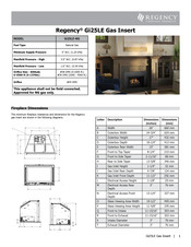 Regency Fireplace Products Atmosphere Gi25LE-NG Installation Instructions Manual