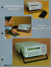 HP 3468A Operator's Manual