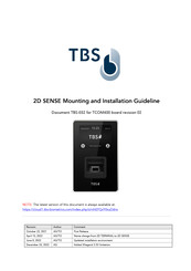 tbs electronics 2D SENSE General Mounting And Installation Manuallines