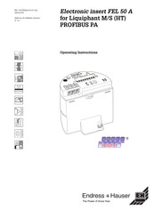 Endress+Hauser FEL 50 A Operating Instructions Manual