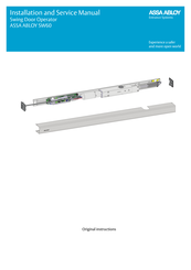 Assa Abloy SW60 Installation And Service Manual