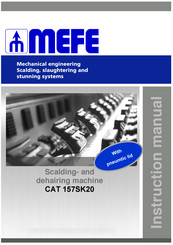 MEFE CAT 157SK20 Instruction Manual