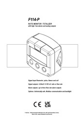 Fluidwell F114-P Manual