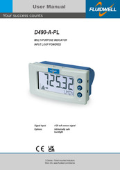 Fluidwell D490-A-PL User Manual