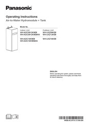 Panasonic WH-UXZ12KE8 Operating Instructions Manual