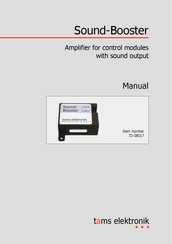 tams elektronik 72-08017 Manual