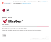 LG UltraGear 32GN50R-B Owner's Manual