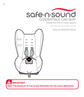 Safe-n-Sound BS0072K-020133 Manual
