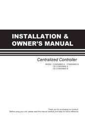 CLIVET CE-CCM30/BKE-B Installation & Owner's Manual