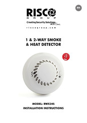 Risco RWX35S00400C Installation Instructions Manual